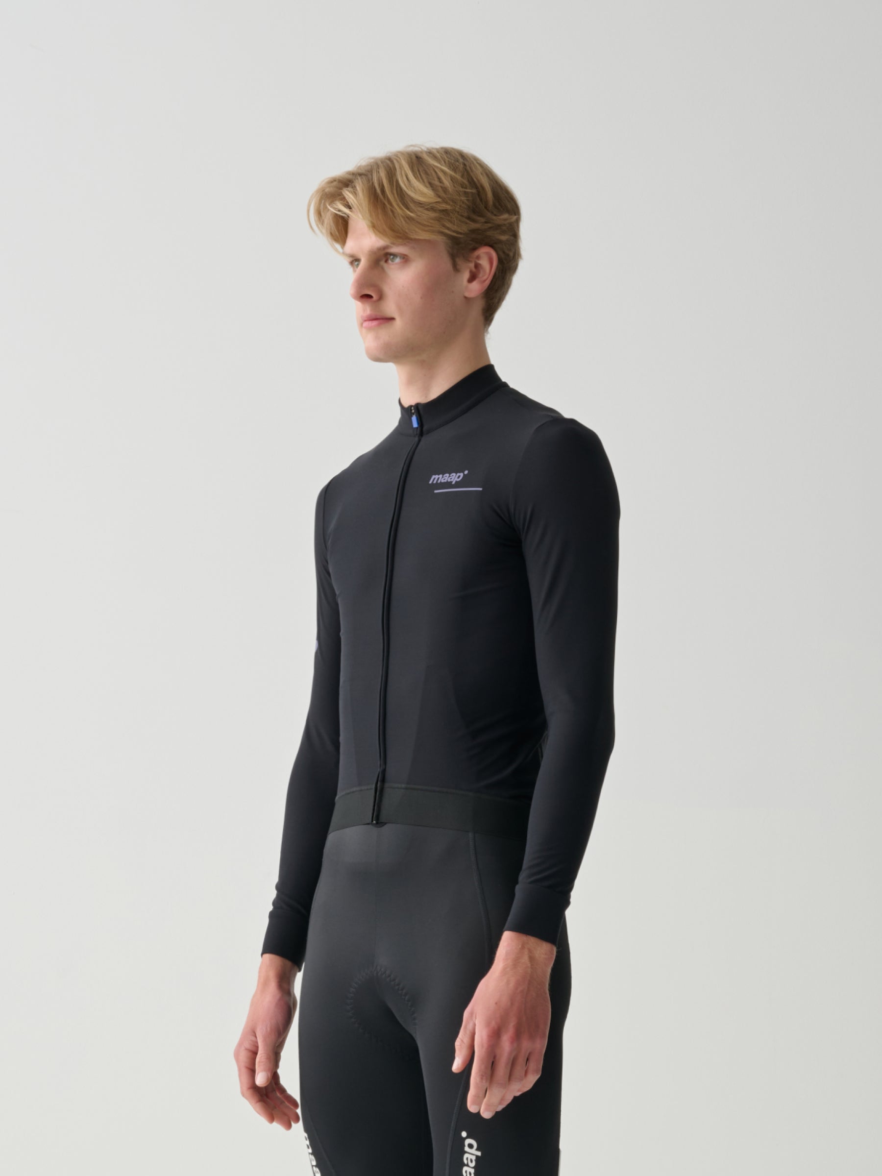 MAAP Winter-Trainingstrikot Schwarz