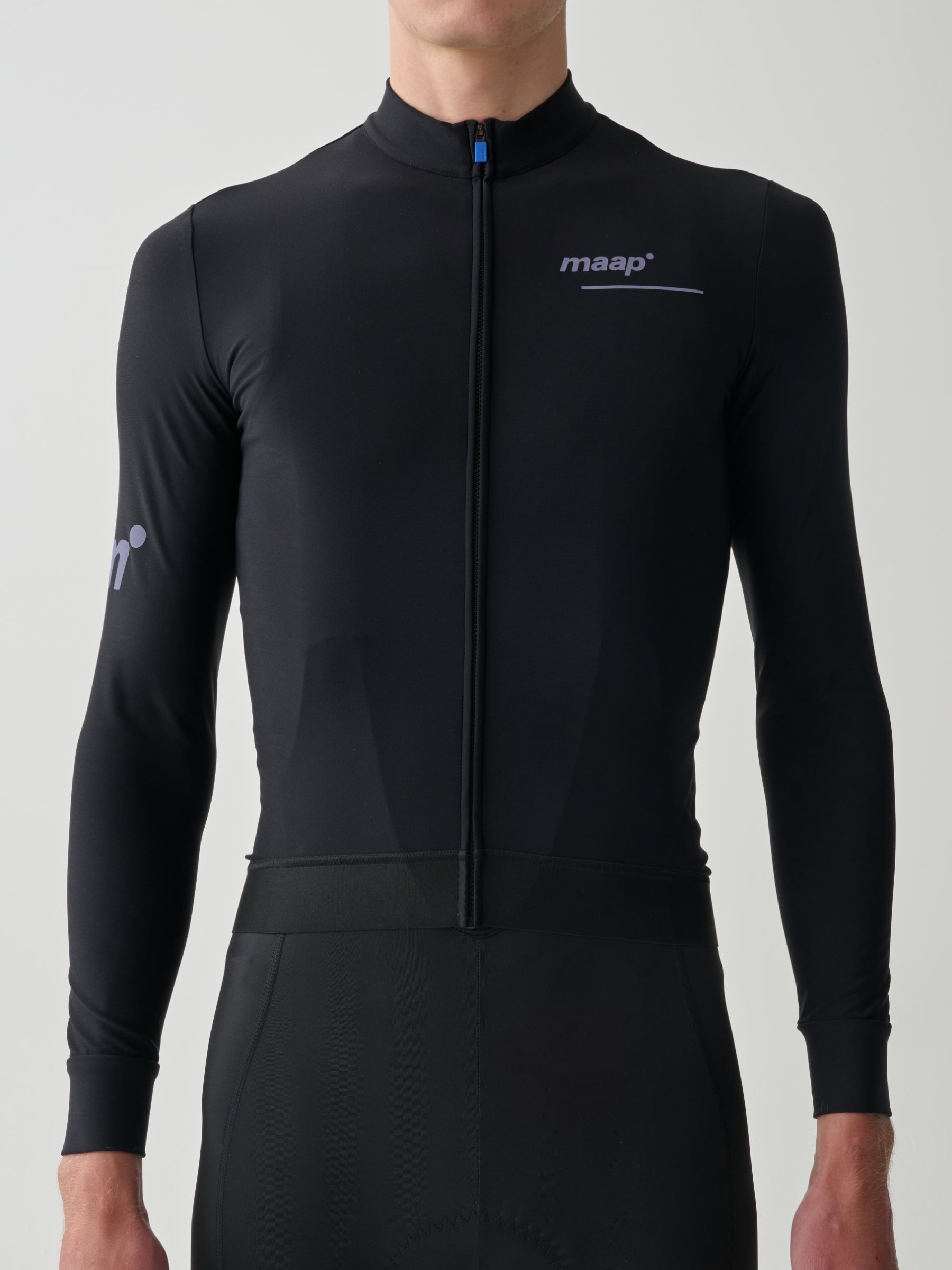 MAAP Winter-Trainingstrikot Schwarz