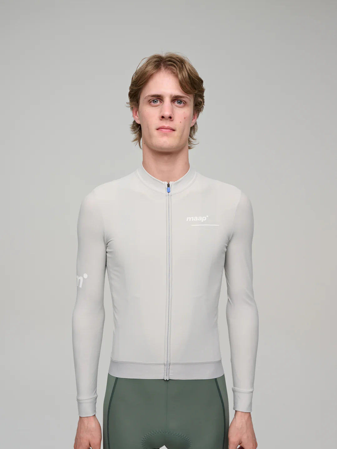 MAAP Langarm-Thermo-Trainingsjersey grau