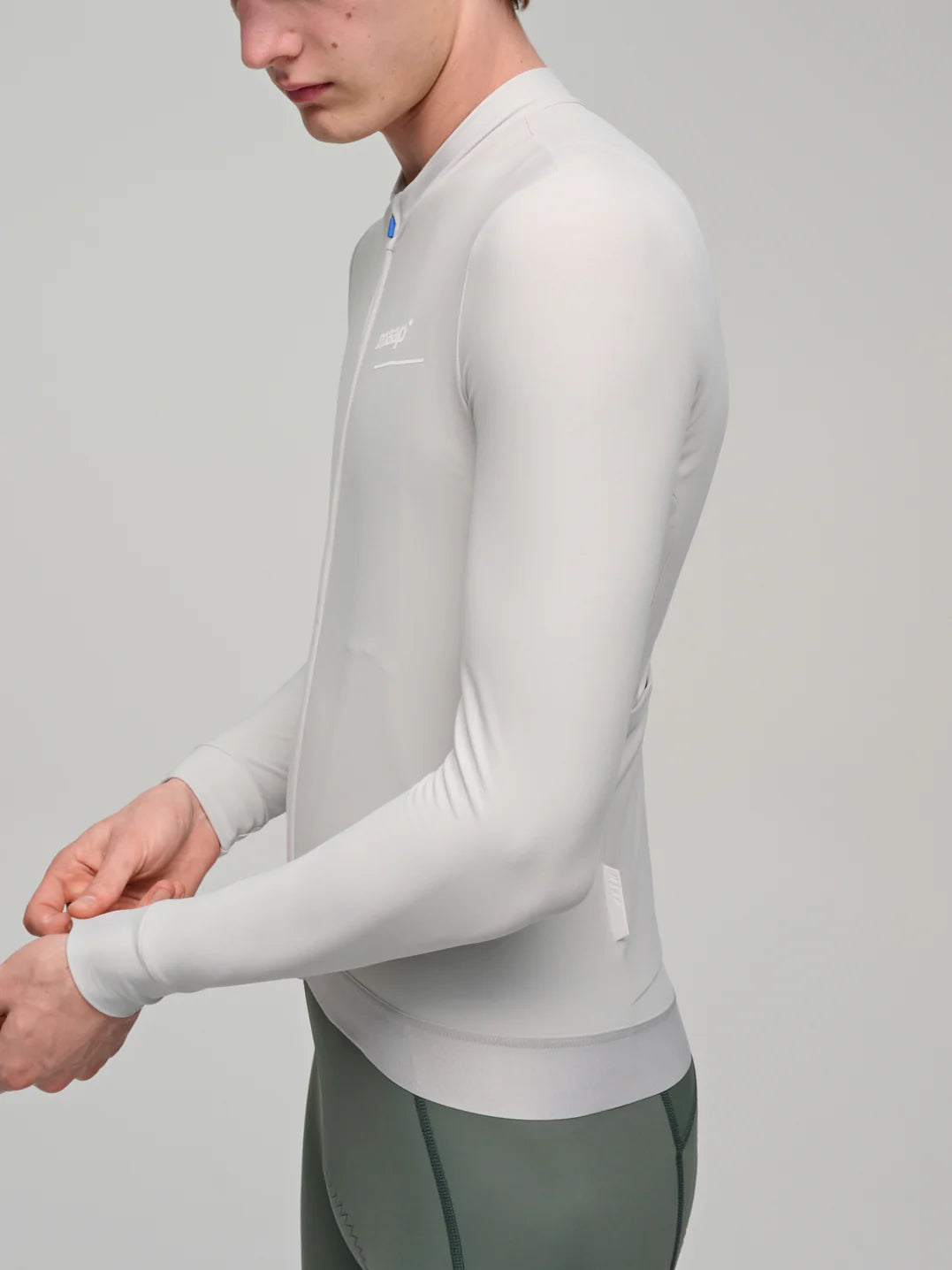 MAAP Langarm-Thermo-Trainingsjersey grau