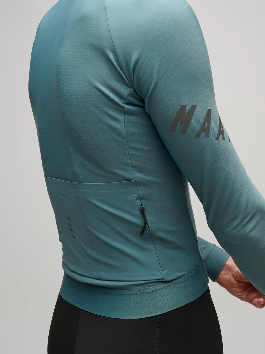 MAAP AEON Blaues Thermo-Langarmtrikot