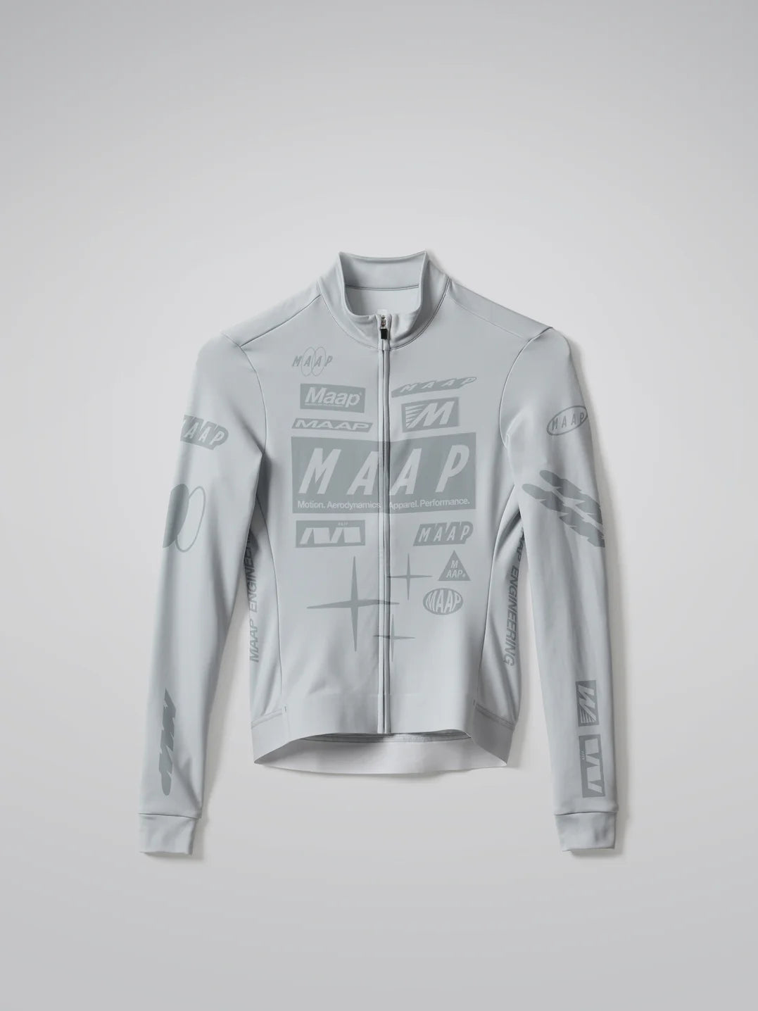 MAAP Drome Thermal LS Gray Long Sleeve Jersey