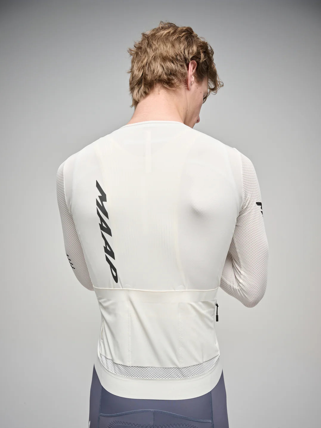 MAAP Emerge Langarmtrikot in Weiß