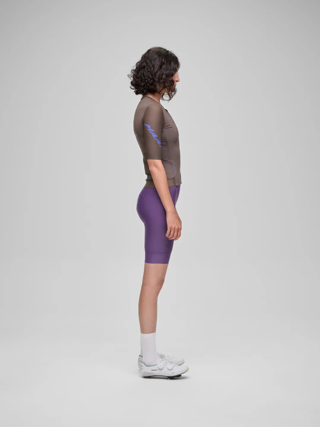 MAAP culotte corte de mujer Team Bib Evo color morado