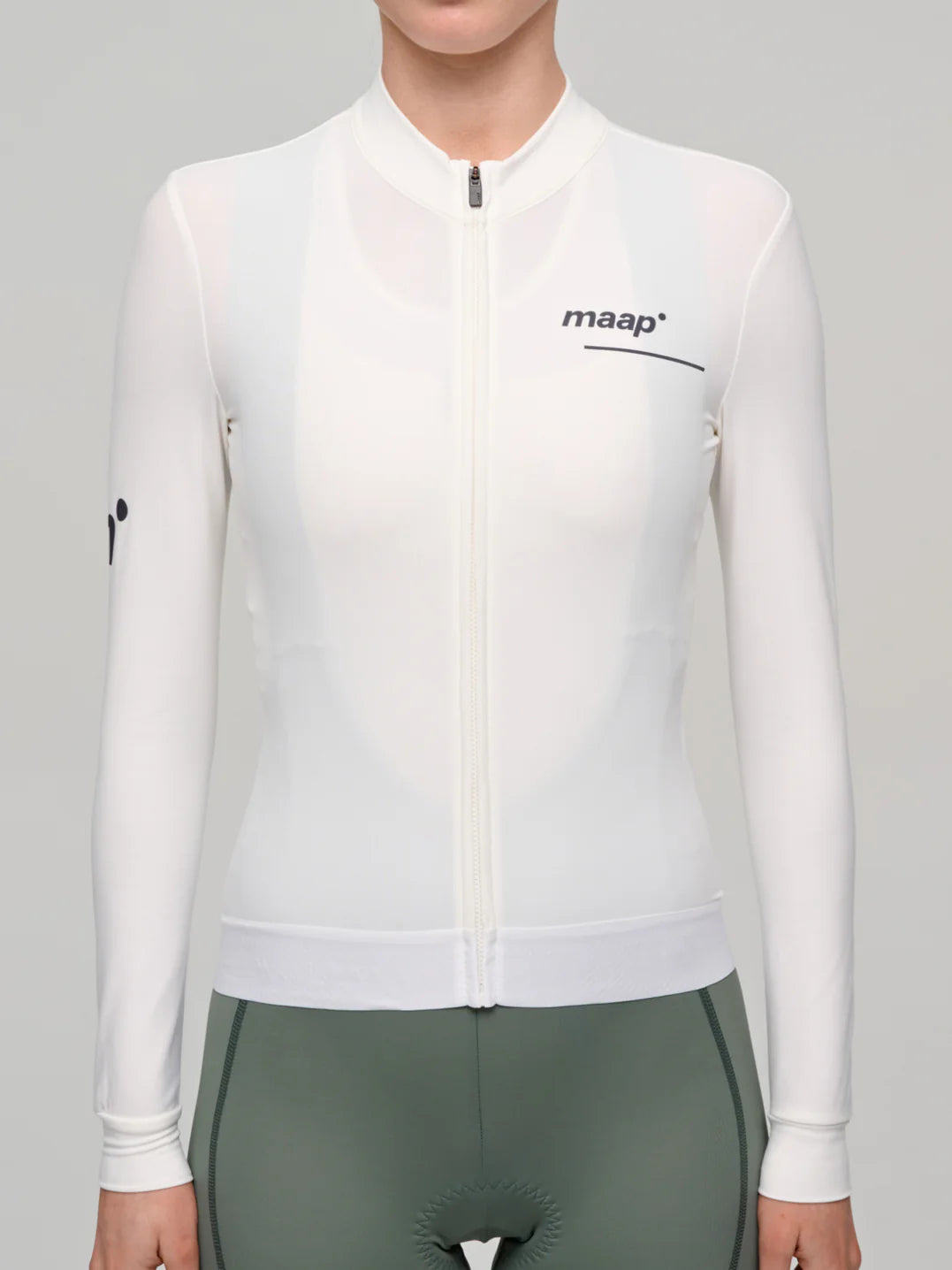 MAAP Women Winter Training Jersey White