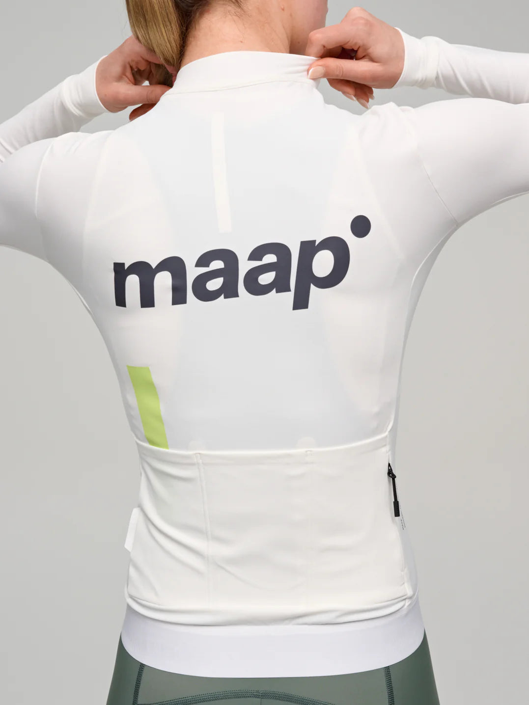 MAAP Women Winter Training Jersey White
