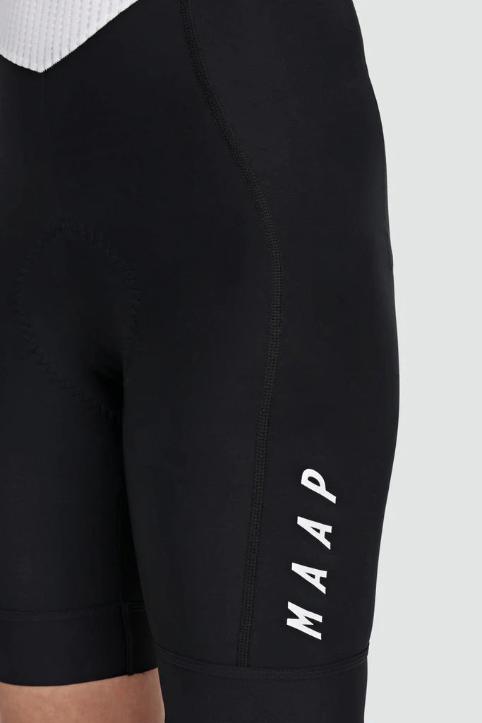 MAAP Team Bib Evo Damenshorts schwarz und weiß