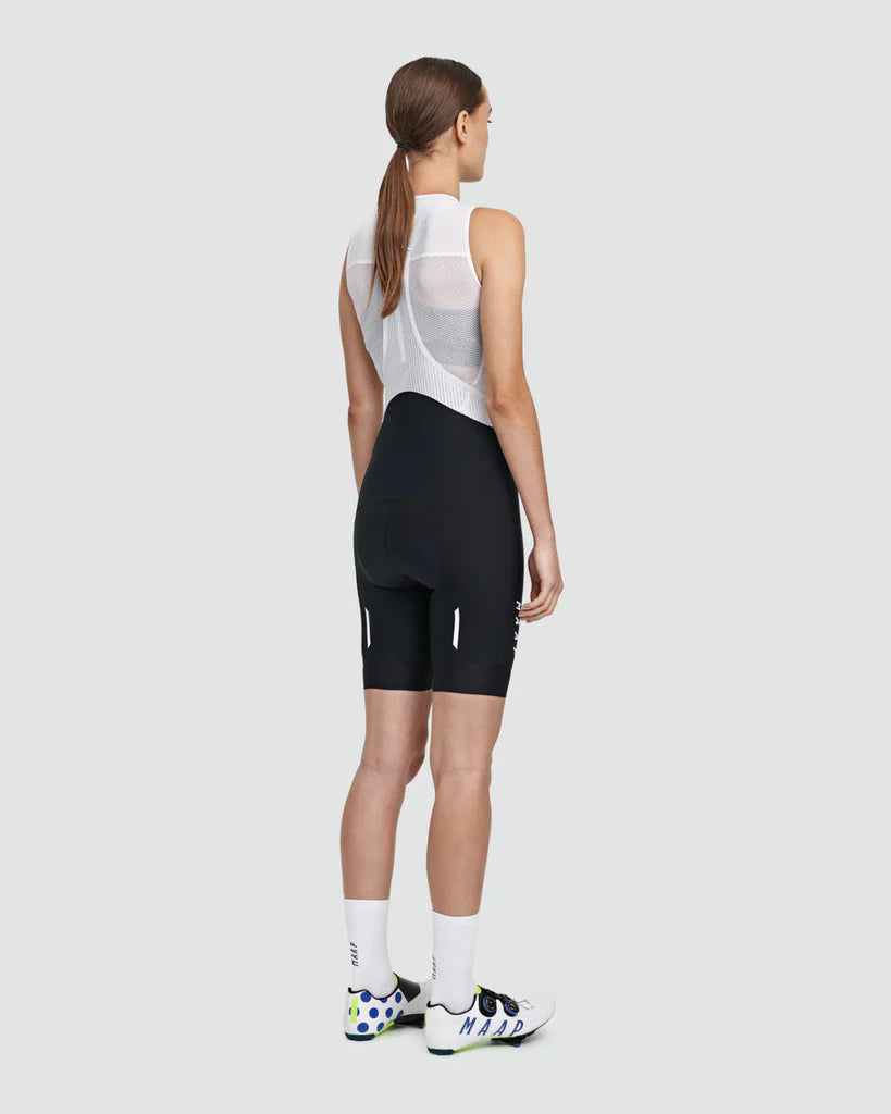 MAAP Team Bib Evo Damenshorts schwarz und weiß