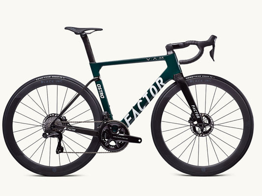 Bicicleta Factor Ostro VAM Racing Green - Premium pack