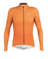 Maillot Manga Larga Hombre Tactic en naranja. Equipación ciclismo invierno en Mallorca.