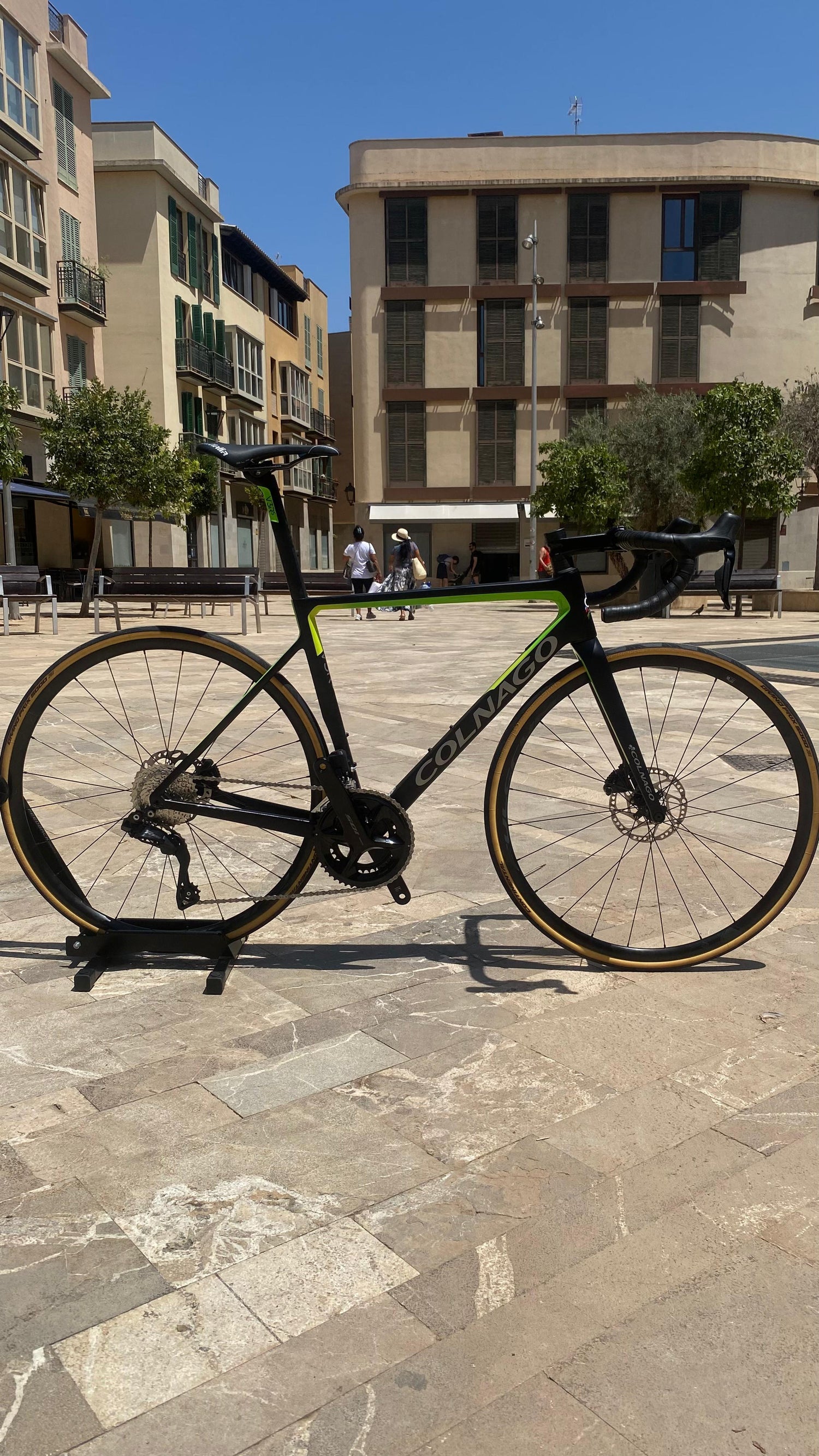 colnago rennrad 2021 Colnago V3RS schwarz-grünes Rennrad – Velo Mallorca
