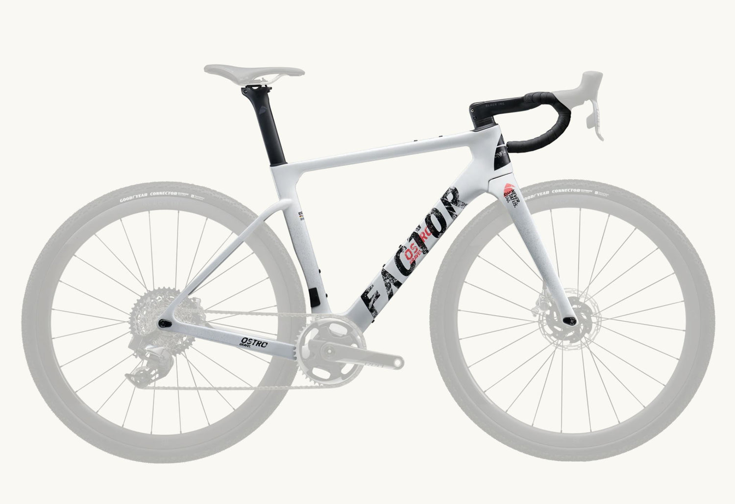 Factor Ostro Gravel - White - Premium pack