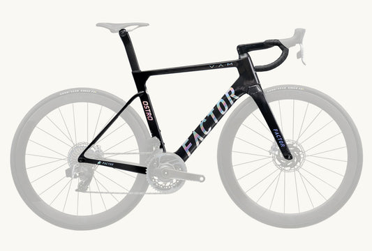 Factor Ostro VAM Chrome Bicycle - Premium pack
