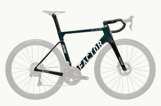Factor Ostro VAM Racing Green Bicycle - Premium pack