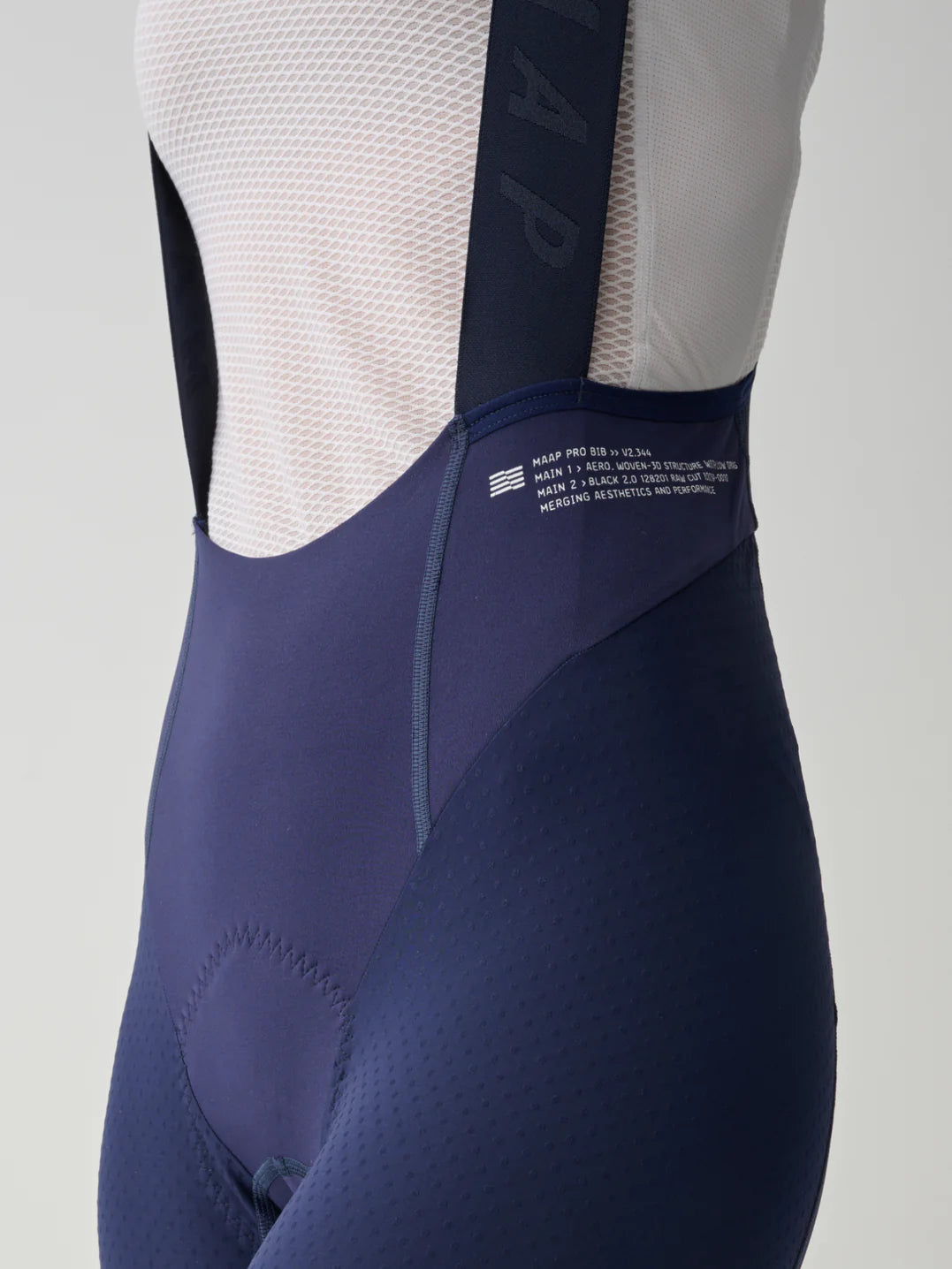 Culotte MAAP Pro Bib 2.0 azul mujer