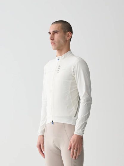 MAAP Team Flow white windbreaker jacket