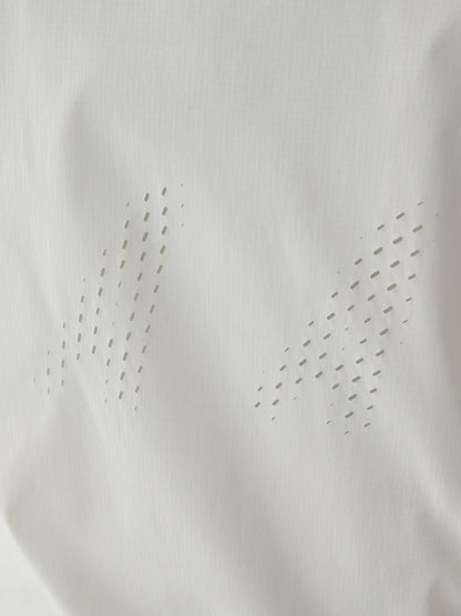 MAAP Team Flow white windbreaker jacket