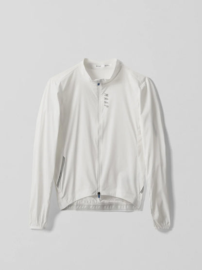 MAAP Team Flow white windbreaker jacket