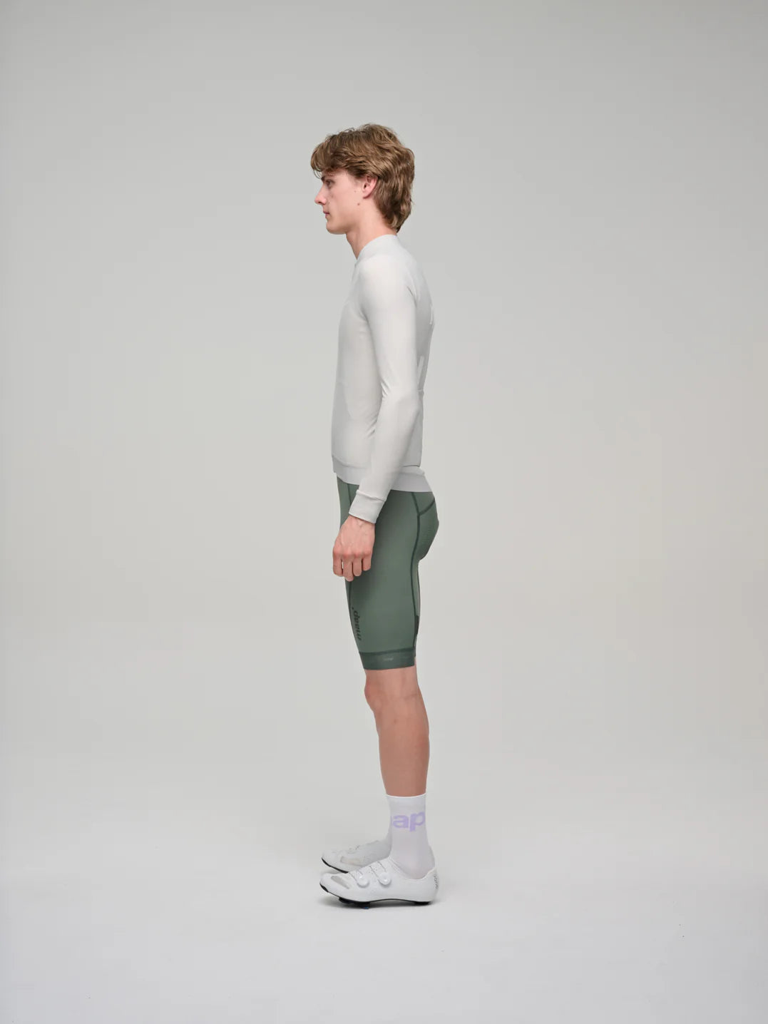 MAAP Langarm-Thermo-Trainingsjersey grau