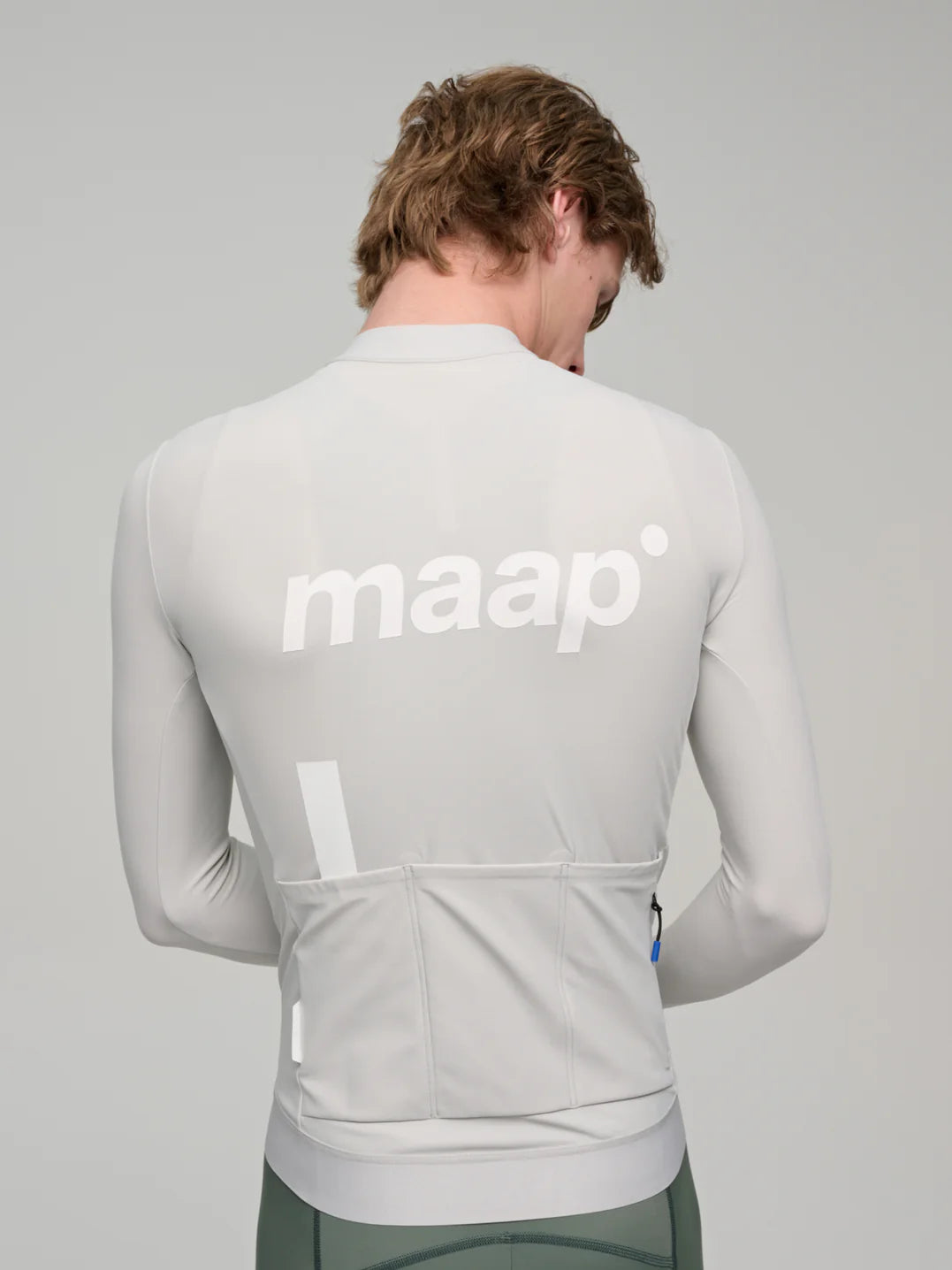 MAAP Langarm-Thermo-Trainingsjersey grau