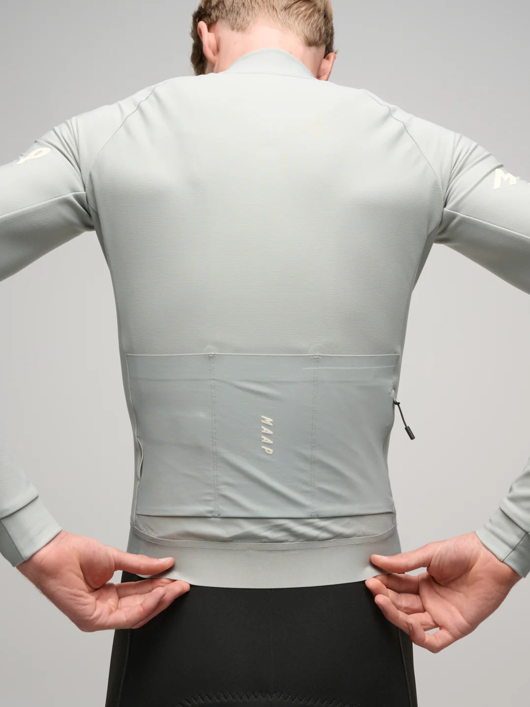MAAP Maillot manga larga Térmico AEON piedra Gris