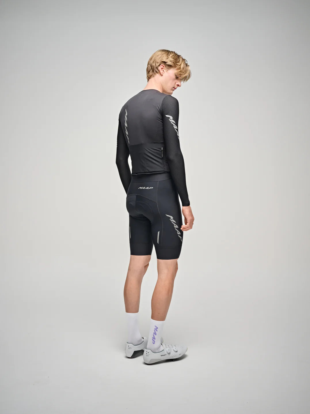 MAAP Emerge Langarmtrikot in Schwarz