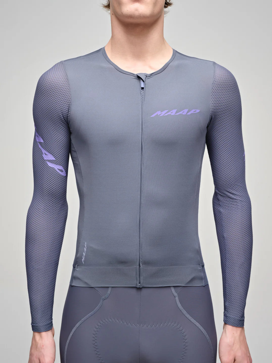 MAAP Maillot manga larga Emerge Gris
