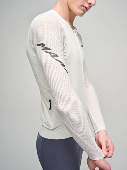 MAAP Maillot manga larga Emerge Blanco