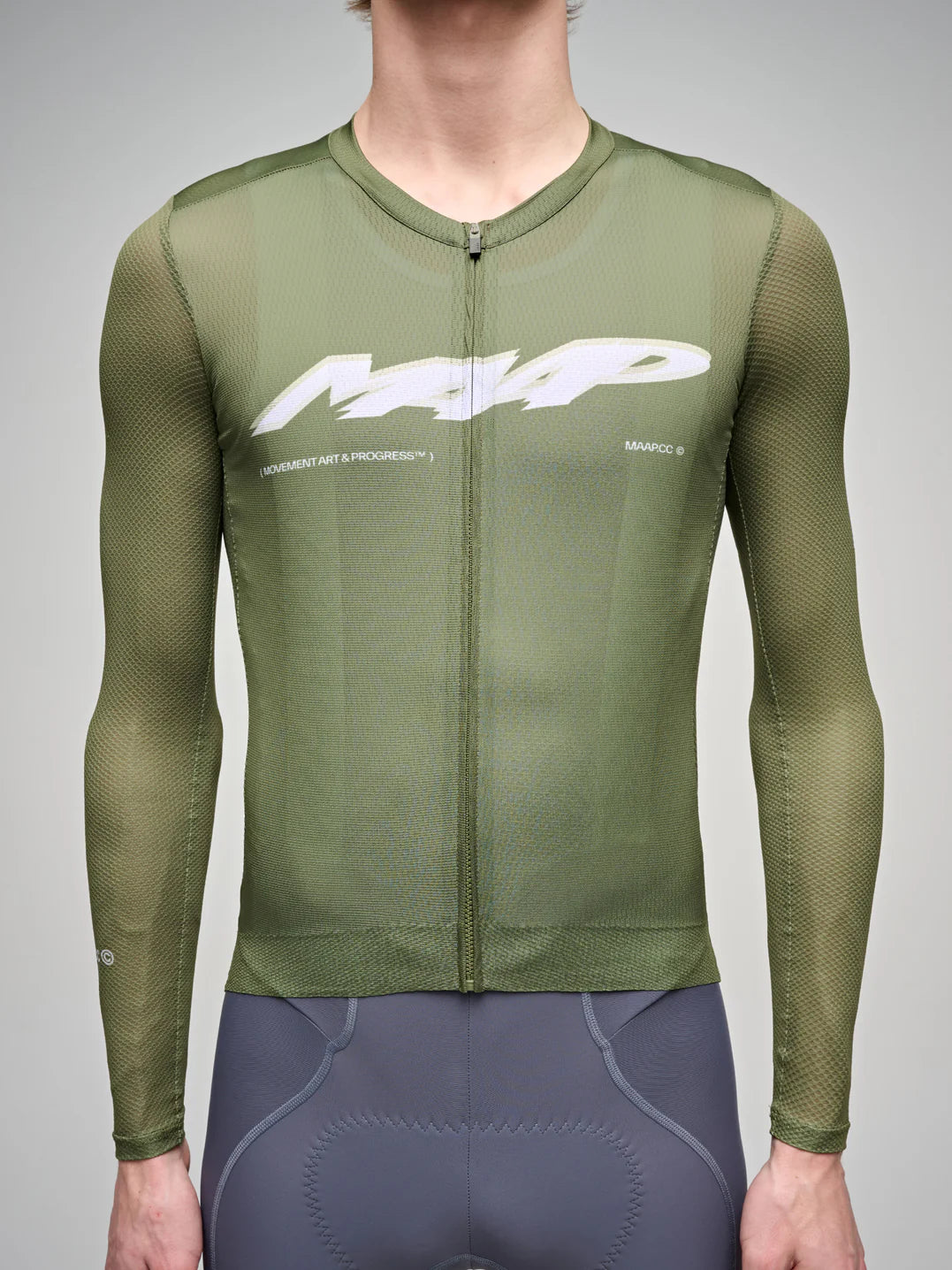 MAAP maillot Blaze Pro Air 3.0 de manga larga blanco
