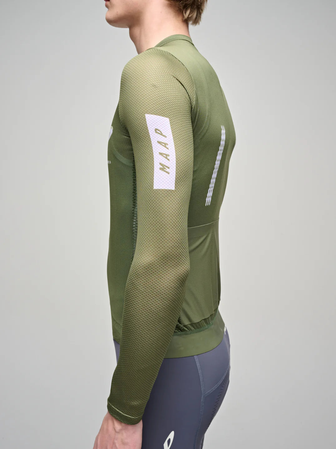 MAAP maillot Blaze Pro Air 3.0 de manga larga blanco