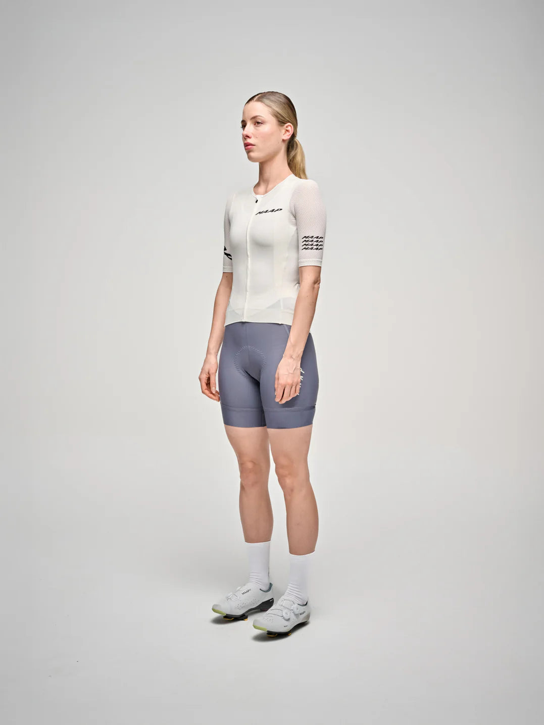 MAAP Emerge Kurzarmtrikot Damen weiß