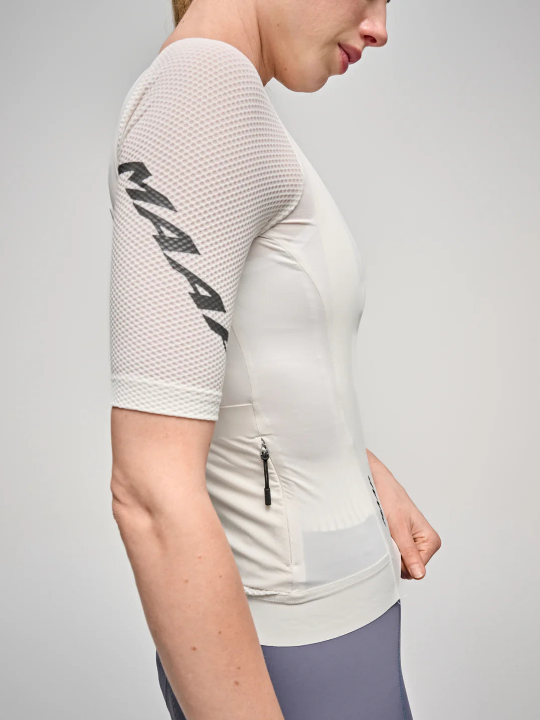 MAAP Emerge Kurzarmtrikot Damen weiß