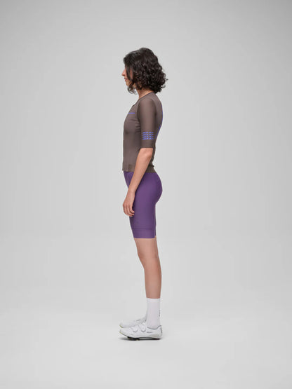 MAAP Emerge maillot corto mujer marrón