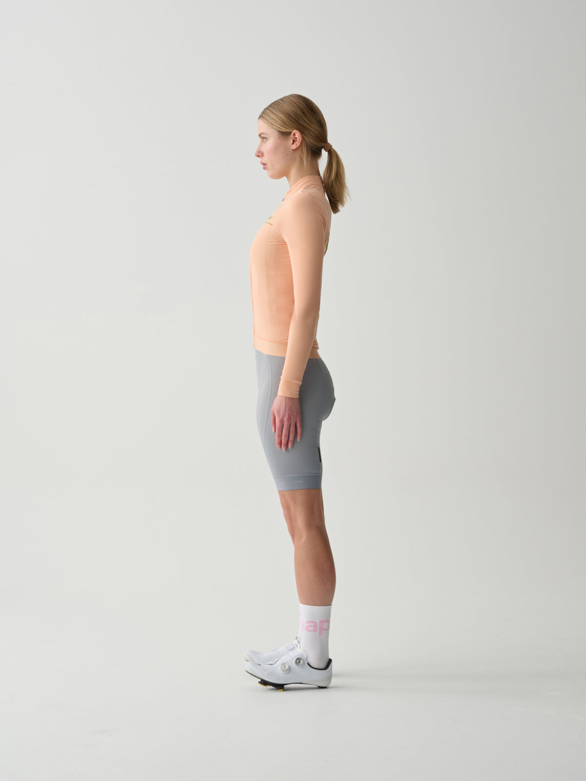 MAAP Damen Winter-Trainingstrikot Pfirsich