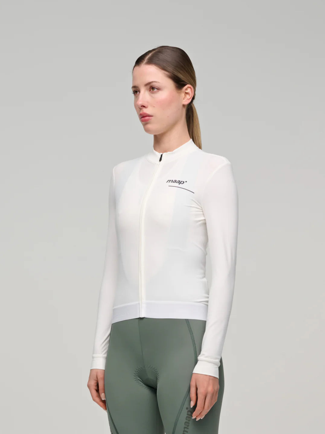 MAAP Women Winter Training Jersey White