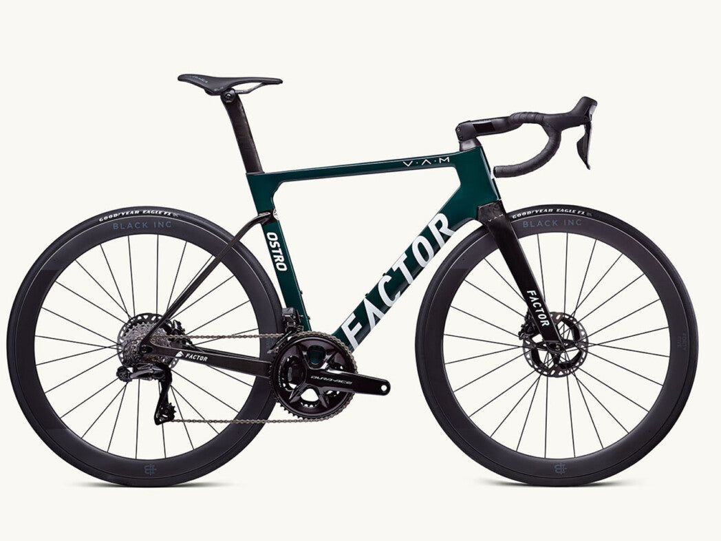 Factor Ostro VAM Racing Green Fahrrad – Premium-Paket